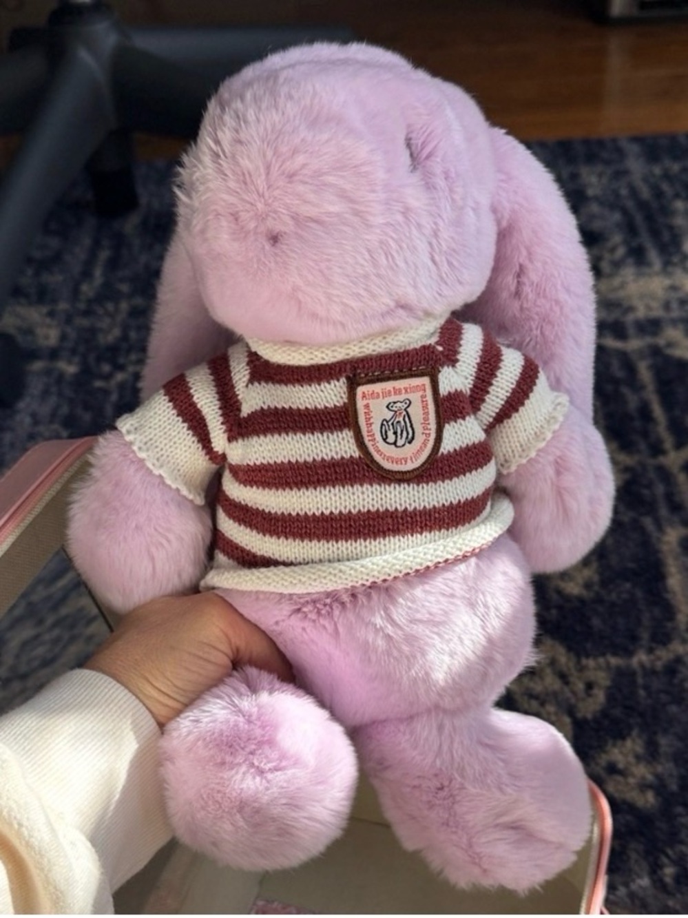 Rex rabbit fur bunny lulu stuffed rabbit